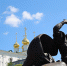 Сегодня утром на Бор была доставлена скульптура Георгия Победоносца - Tvoy-Bor.Ru